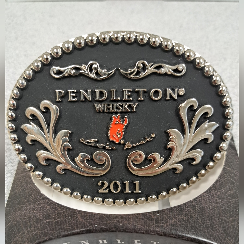 ITEM SOLD 2011 Pendleton Whisky Belt Buckle By Montana Silversmiths Only 1 Left!